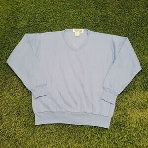 Vintage 70s MOD Sweatshirt Large 22x25 Cropped USA
